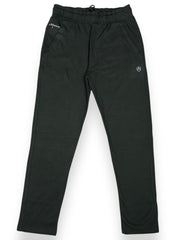 MENS OLIVE COLOUR PURE COTTON HOSIERY MID-RISE TRACKPANT