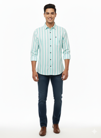 Striped Color Casual Shirts for Men | Pista 589548