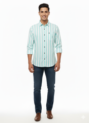 Striped Color Casual Shirts for Men | Pista