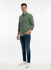 Solid Color Casual Shirts for Men | DARD PISTA
