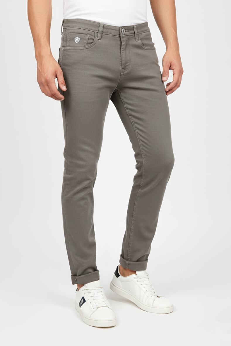Stylish Men Grey Jeans Pant - Comfort Stretch AT-JEANS 251173228