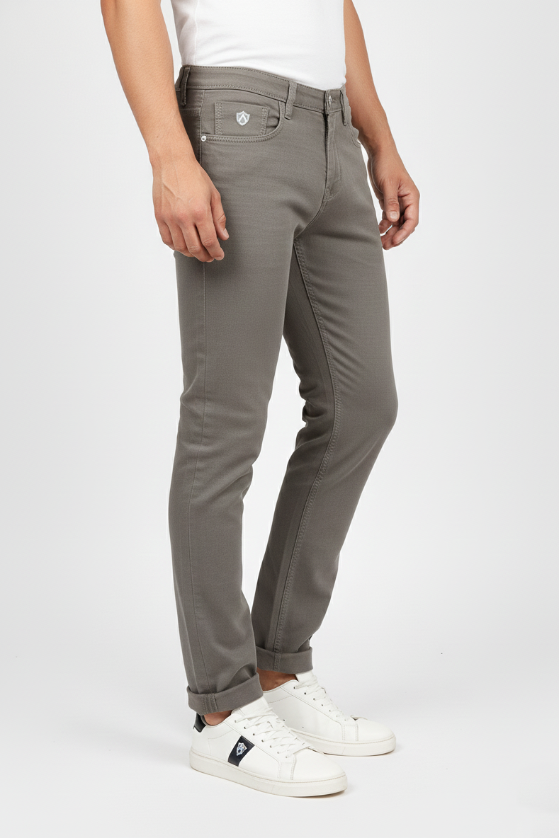 Stylish Men Grey Jeans Pant - Comfort Stretch AT-JEANS 251173228
