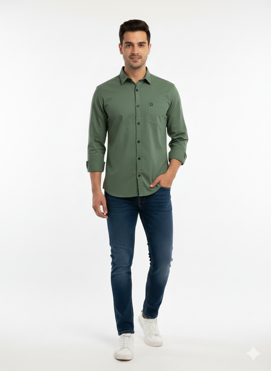 Solid Color Casual Shirts for Men | DARD PISTA