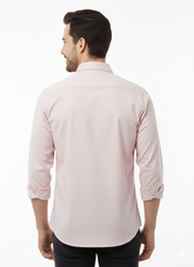 Solid Color Casual Shirts for Men | PINK