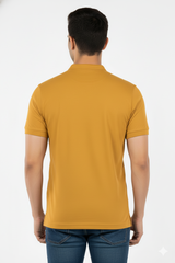 Mustard Half Sleeves T-Shirt for Men – Soft Sinker Fabric | Comfortable Daily Wear |CODE 15010