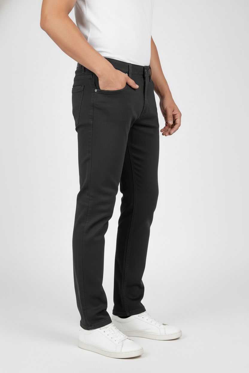 Stylish Men Black Jeans Pant - Comfort Stretch AT-JEANS 251173228