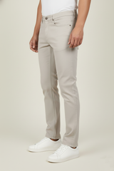 Men's Cream JEANS  - Comfortable Stretch Pant AT-JEANS 251184054