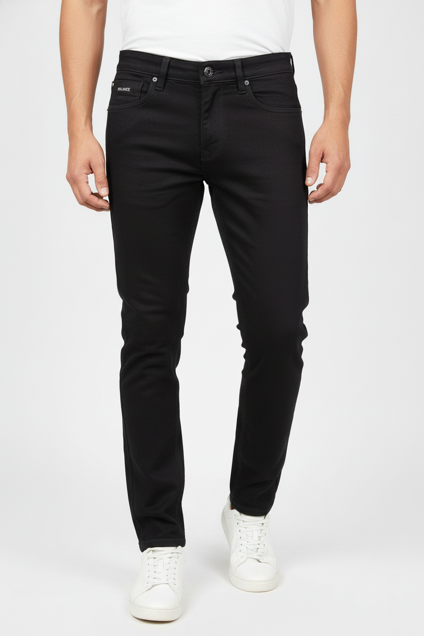 Men Black Jeans - Comfortable Stretch Pant AT-JEANS 251184054