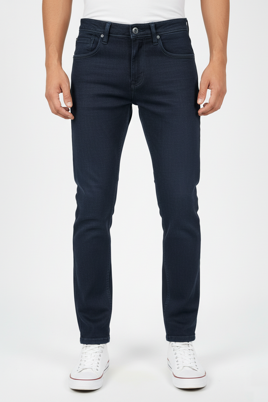 Stylish Men Navy Blue Jeans Pant - Comfort Stretch AT-JEANS 251173228