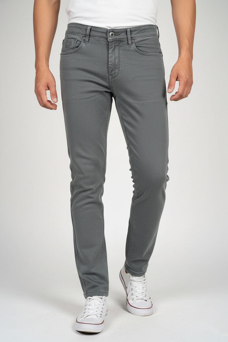 Premium Light Grey - Narrow Fit JEANS  For Men AT-JEANS 251138451