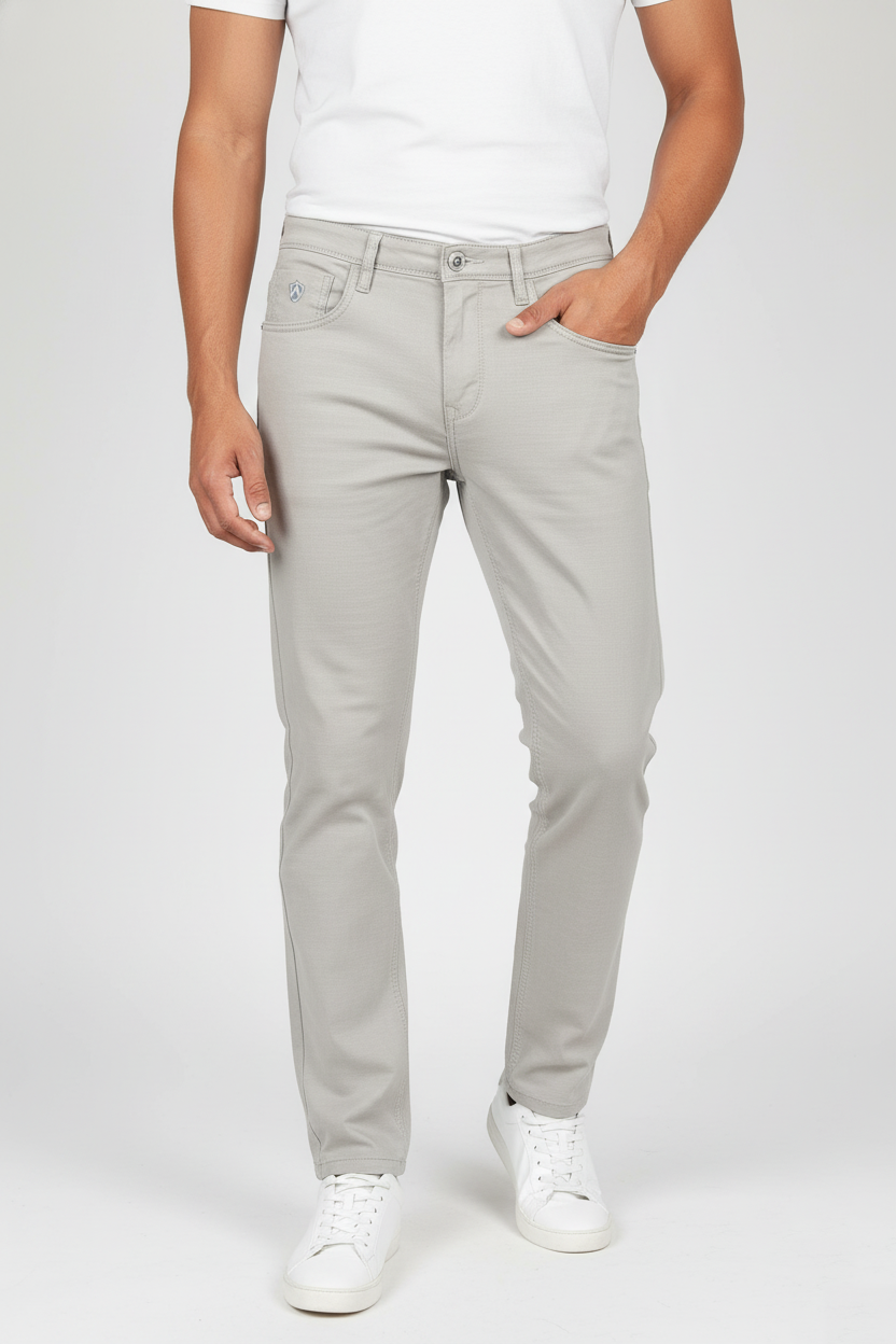 Stylish Men's Light Grey JEANS  Pant - Comfort Stretch AT-JEANS 251173228