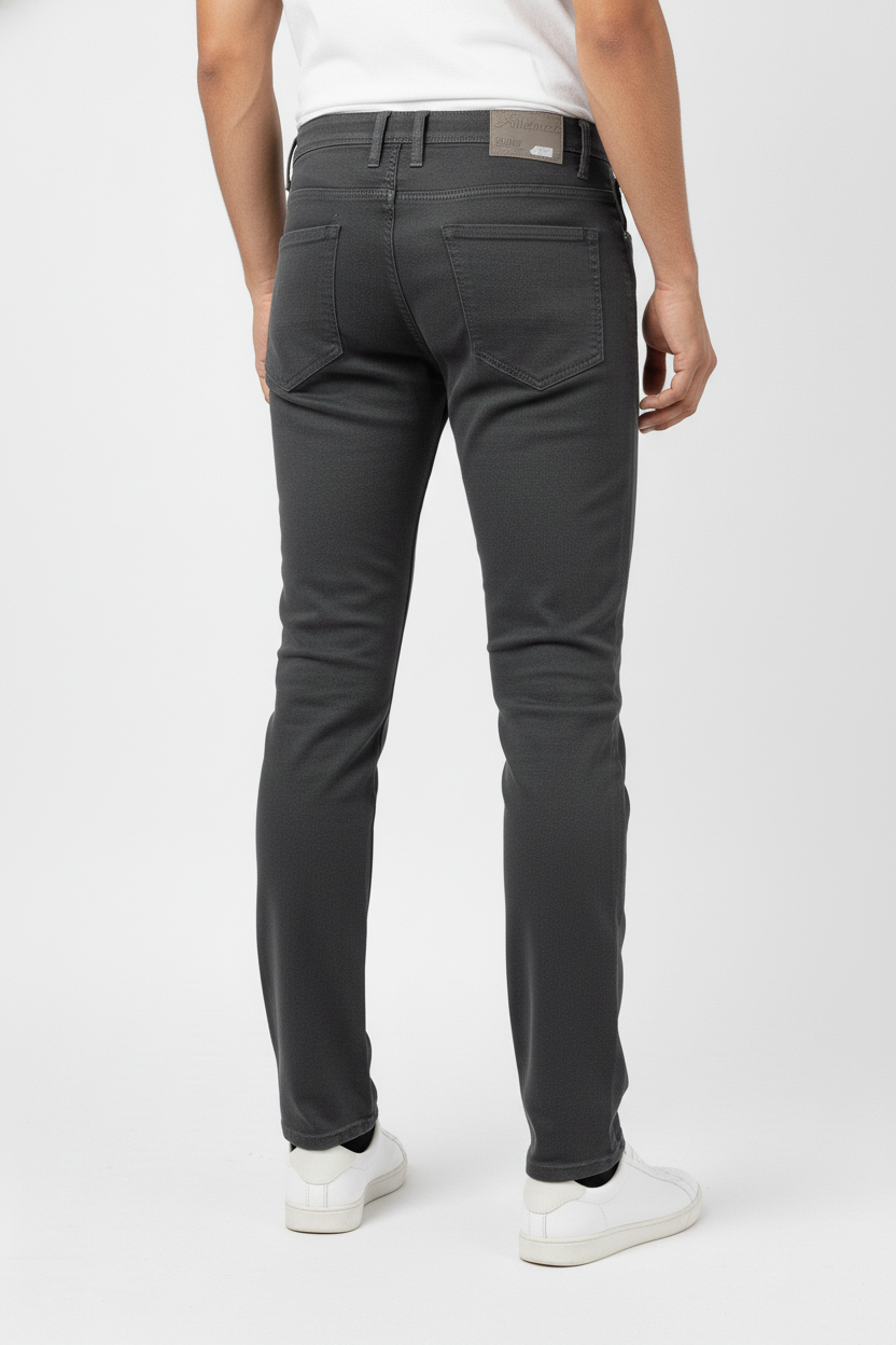 Stylish Men Dark Grey Jeans Pant - Comfort Stretch AT-JEANS 251173228