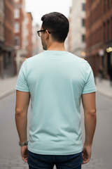 Men Printed Mint Green T-Shirt - Nautical Graphic |261040666