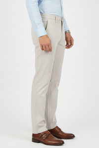 Men Plain Cream Chinos | Slim & Regular Fit Pants 261004775