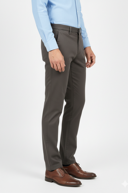 Men Plain Olive Chinos | Slim & Regular Fit Pants 261004775