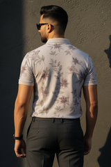 Men Print Polo - Onion Summer Vacation T-Shirt 261040618