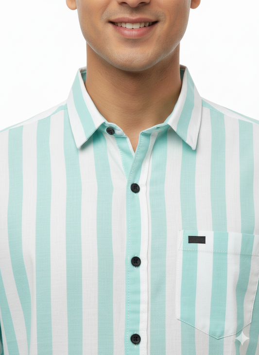 Striped Color Casual Shirts for Men | Pista