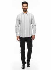 Striped Color Casual Shirts for Men | Lgrey