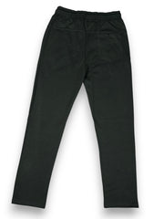 MENS OLIVE COLOUR PURE COTTON HOSIERY MID-RISE TRACKPANT
