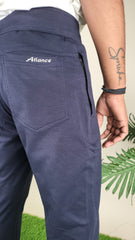 Solid Navy blue Trackpants for Men – Premium Quality & Lycra Fabric