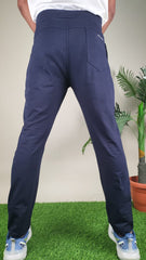 Solid Navy blue Trackpants for Men – Premium Quality & Lycra Fabric
