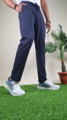 Solid Navy blue Trackpants for Men – Premium Quality & Lycra Fabric