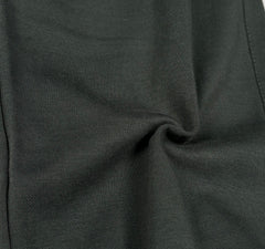 MENS OLIVE COLOUR PURE COTTON HOSIERY MID-RISE TRACKPANT