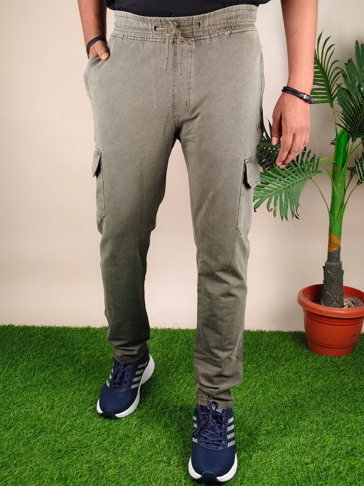 Mens  Pista Colour Sulphur Plain Trackpant – Stylish & Comfortable