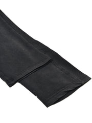 Mens  Black Colour Sulphur Plain Trackpant – Stylish & Comfortable