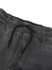Mens  Black Colour Sulphur Plain Trackpant – Stylish & Comfortable