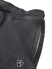 Mens  Black Colour Sulphur Plain Trackpant – Stylish & Comfortable