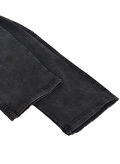 Mens  Black Colour Sulphur Plain Trackpant – Stylish & Comfortable