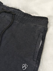 Mens  Black Colour Sulphur Plain Trackpant – Stylish & Comfortable
