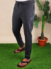 Mens  Black Colour Sulphur Plain Trackpant – Stylish & Comfortable