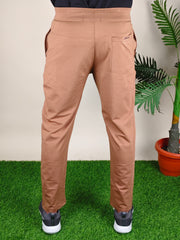 Solid Brown Trackpants for Men – Premium Quality & Lycra Fabric
