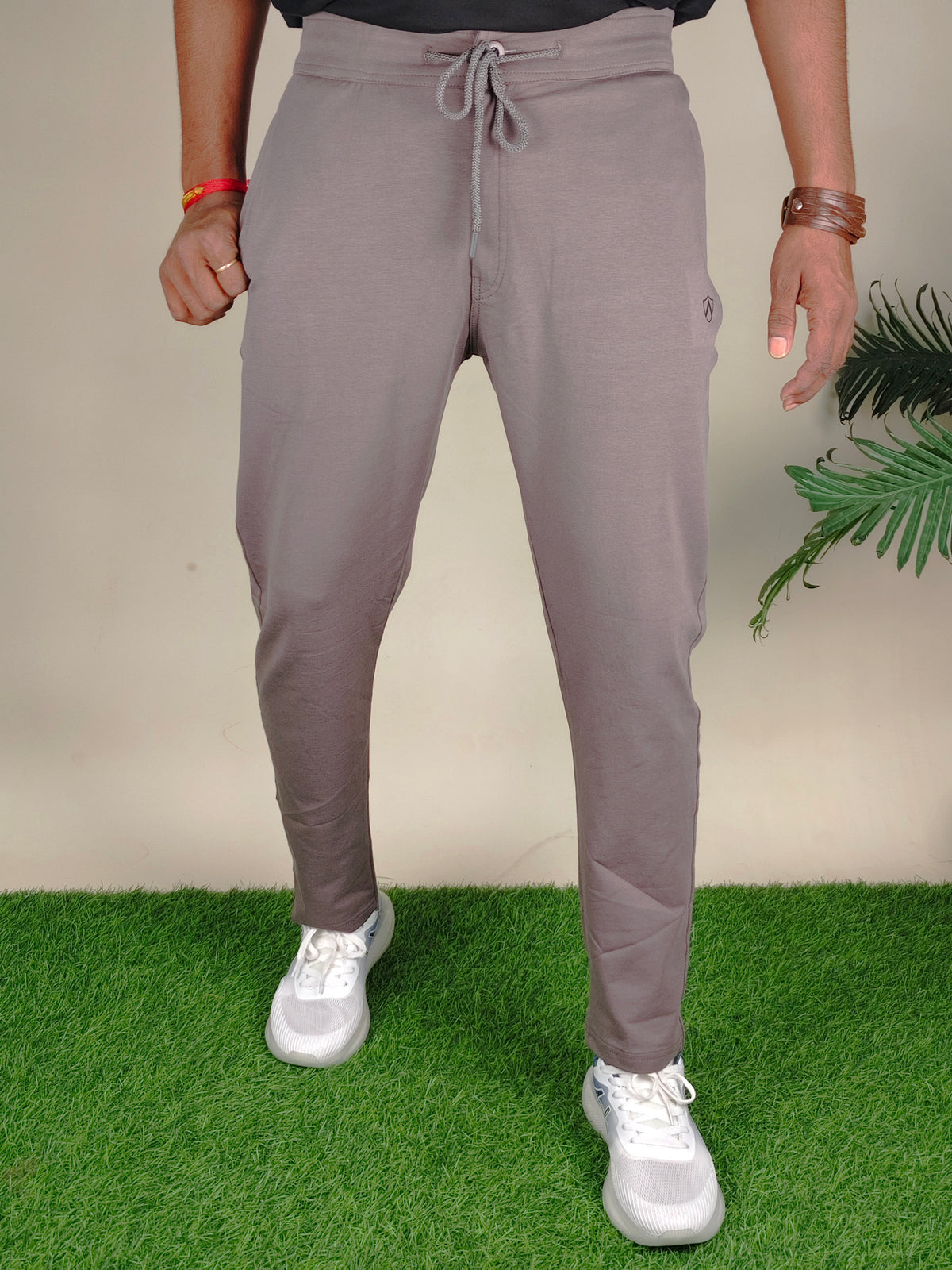 Solid Grey Trackpants for Men – Premium Quality & Lycra Fabric