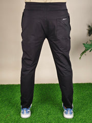 Solid Black Trackpants for Men – Premium Quality & Lycra Fabric