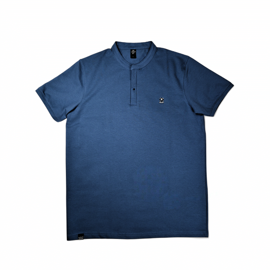 Blue Half Sleeves T-Shirt for Men – Soft Sinker Fabric | Comfortable Daily Wear