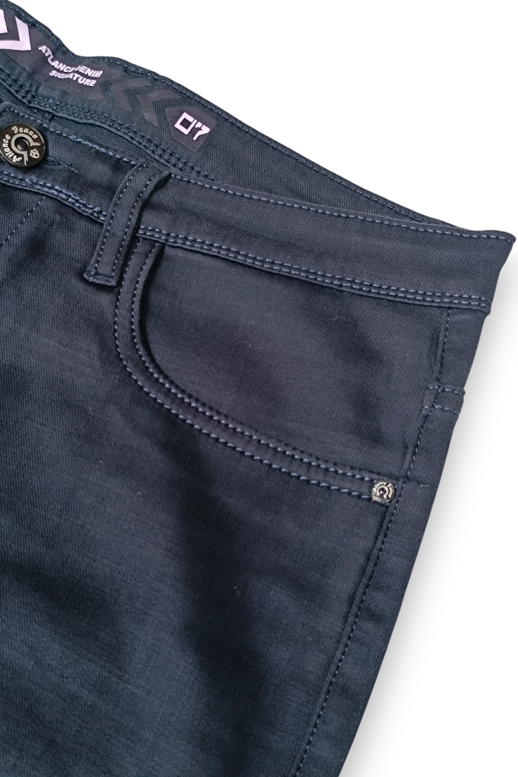 Stylish Men Navy Blue Jeans Pant - Comfort Stretch AT-JEANS 251173228
