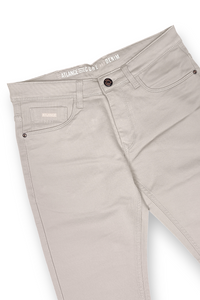 Men Cream Jeans - Comfortable Stretch Pant AT-JEANS 251184054
