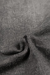 Men Casual Black Denim Shirt – Modern Stylish Fit 261055466