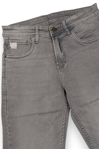 Men Premium Light Grey Narrow Fit Jeans - Modern Casual | ATPNF56