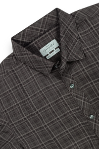 Classic Maroon Checks Shirt For Men | Casual & Office Wear 1089-R