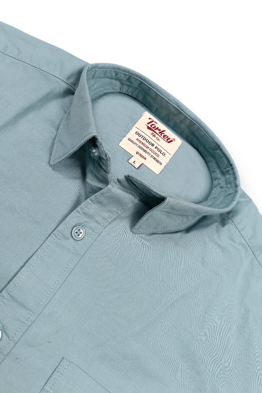 Men Solid Pista Premium Cotton Long Sleeve Shirt GIZA