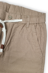 Men Slim Fit Fawn Linen Pant - Lightweight & Stylish 2020