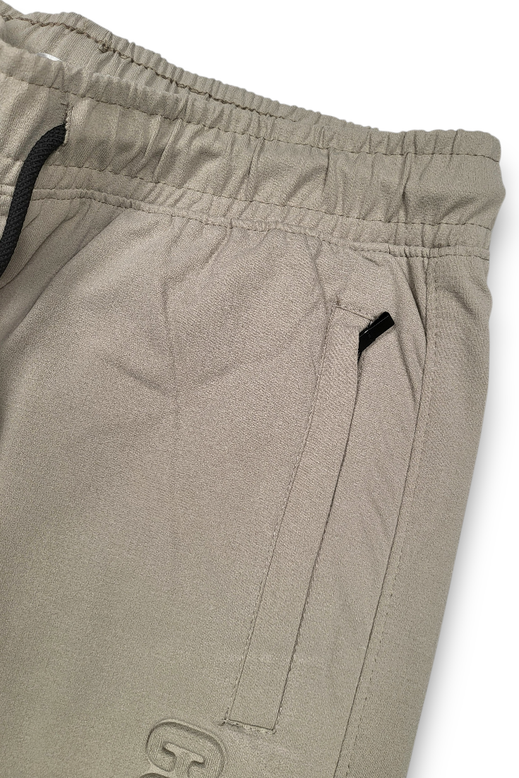 Premium Men Light Green Track Pant with Side Zip Pocket QZ-77
