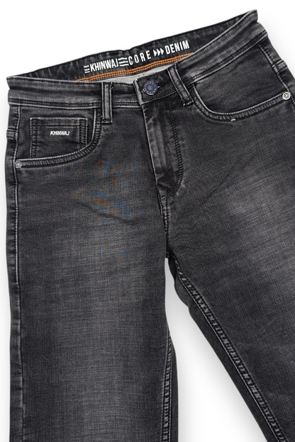 Men Carban Ankle Fit Jeans – Premium Washed Denim Pants