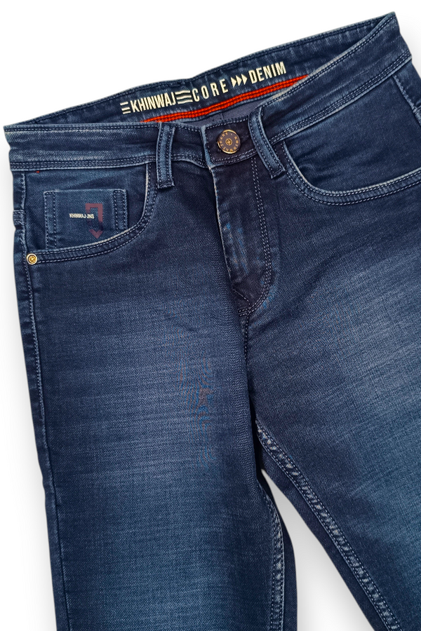 Men Blue Slim Fit Denim Jeans KJ | KHISF44