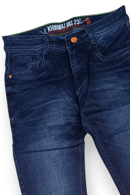 Men Blue Ankle Fit Jeans | Premium Denim  JCK-93