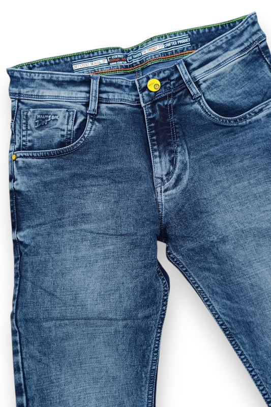 Men Blue Ankle Fit Jeans | Premium Denim JCK-92